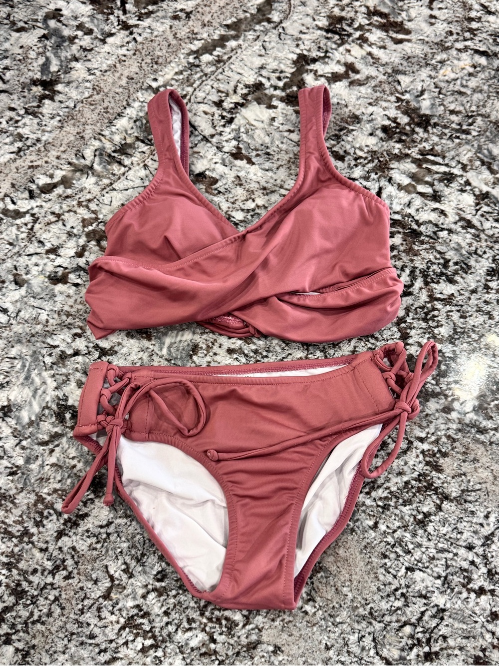 Venus Rose Mauve Two-Piece Bikini Set - Picture 2 of 12